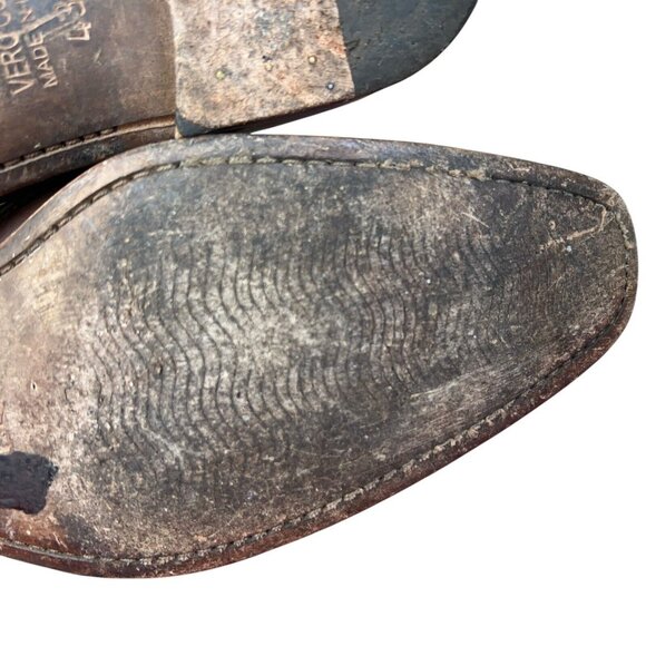John Bakers Brown Leather Semi Brogue Double Monk Strap Shoes Mens 43.5 US 10 main image 9
